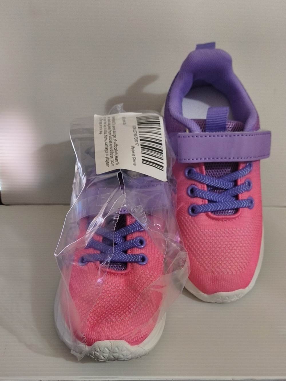 Pink and Purple Kids Athletic Sneakers 11.5/29